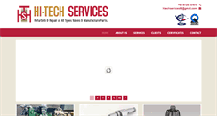 Desktop Screenshot of hi-techservices.in